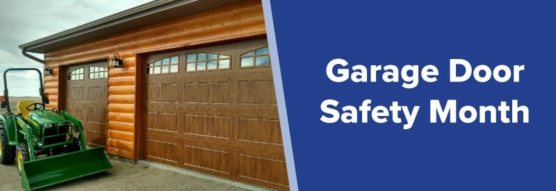 garage door safety month